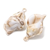 Imitation Shell Acrylic Pendants SACR-K005-07C-2