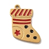 Christmas Theme 304 Stainless Steel Enamel Charms STAS-Z093-02J-1