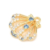 Brass Micro Pave Cubic Zirconia Pendants KK-Z133-03G-02-2