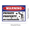 Waterproof PVC Warning Sign Stickers DIY-WH0237-008-2