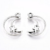 Tibetan Style Alloy Pendants X-TIBE-S323-035AS-RS-2