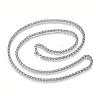 Non-Tarnish 304 Stainless Steel Wheat Chain Necklaces NJEW-D285-14P-1