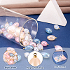 48Pcs 8 Styles Imitation Gemstone Acrylic Pendants IFIN-TA0001-57-4