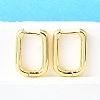 Brass Huggie Hoop Earrings X-EJEW-F245-04G-A-4