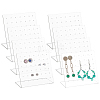   10Pcs Acrylic Earring Stands Displays EDIS-PH0001-14-1