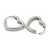 316 Surgical Stainless Steel Hoop Earrings EJEW-D096-18A-AS-2