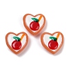 Handmade Heart Lampwork Beads Strands LAMP-P069-04B-04-2