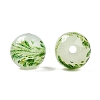 Handmade Green Sand Lampwork Beads LAMP-T023-04A-01-2