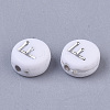 Plating Acrylic Beads PACR-R243-04F-2