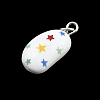 Brass Enamel Pendants KK-CBA10BC-03D-2