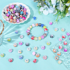 300Pcs Opaque Acrylic European Beads MACR-PA0001-66-4