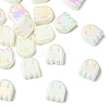 20Pcs UV Plating Acrylic Beads OACR-YW0005-01A-1