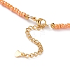 Round Glass Seed Beaded Necklaces NJEW-JN03207-5