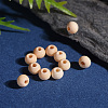 Unfinished Natural Wood Beads WOOD-PH0001-09A-4