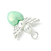 50Pcs Heart Acrylic Pendants PALLOY-JF02975-5