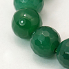 Natural Agate Beads Strands G-E054-8mm-16-1