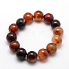 Natural Agate Stretchy Bracelets BJEW-G428-8mm-08-2