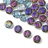 Electroplate Glass Beads EGLA-YW0005-01L-1