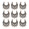 Tibetan Style Alloy Chandelier Components Links PALLOY-TA0001-21AS-1