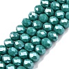 Electroplate Glass Beads Strands LS-EGLA-A044-P8mm-A31-1