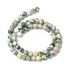 Natural Tree Agate Beads Strands G-K194-6mm-02-5