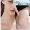 10Pcs 2 Styles Brass Micro Pave Clear Cubic Zirconia Charms KK-YW0004-36-6