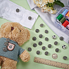 24Pcs Alloy Shank Buttons BUTT-FG0001-44-4