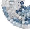 Natural Devil Blue Aquamarine Beads Strands G-NH0073-A01-5