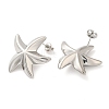 Non-Tarnish 304 Stainless Steel Stud Earrings for Women X-EJEW-G364-13P-2