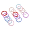20Pcs UV Plating Opaque Acrylic Bead Frame PACR-YW0001-37-2