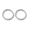 Non-Tarnish 304 Stainless Steel Jump Rings STAS-C040-01M-P-1