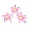 Transparent Epoxy Resin Cabochons CRES-S365-25-1