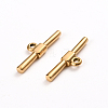 Ion Plating(IP) 304 Stainless Steel Toggle Clasps Parts X-STAS-D142-04C-G-2
