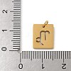 304 Stainless Steel Charms STAS-R001-03G-10-3