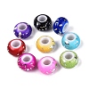 Baking Paint Opaque Acrylic European Beads OACR-Q200-33A-2