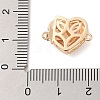 Brass Micro Pave Clear Cubic Zirconia Glass Box Clasps KK-S388-13G-01-3