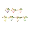 Imitation Pearl Acrylic Pendants PALLOY-JF04028-1