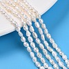 Natural Cultured Freshwater Pearl Beads Strands PEAR-N014-04E-2