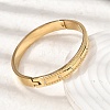 304 Stainless Steel Rhinestone Hinged Bangles for Women BJEW-B168-16G-3