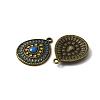 Alloy Enamel Pendants ENAM-WH0054-34B-2