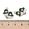 Alloy Enamel Pendants ENAM-I061-01KCG-19A-3