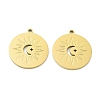 Ion Plating(IP) 316L Surgical Stainless Steel Pendants STAS-D029-21G-1