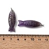 Natural Amethyst Carved Pendants G-G314-01P-08-3