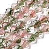 Inner Flower Handmade Lampwork Beads Strands LA-CBA3F7A-02-2