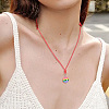 40Pcs Pride UV Plating Rainbow Iridescent Acrylic European Beads MACR-SC0002-66-5