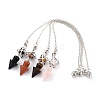 Mixed Gemstone Cone Dowsing Pendulums G-H264-01P-1