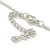 304 Stainless Steel Cable Chain Necklaces NJEW-H040-13P-3