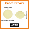 500Pcs PVC Plastic Pendants KY-GF0001-67A-01-2