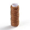 Waxed Polyester Cord YC-WH0007-03B-09-2