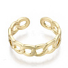 Brass Cuff Finger Rings X-RJEW-N030-004-NF-1
